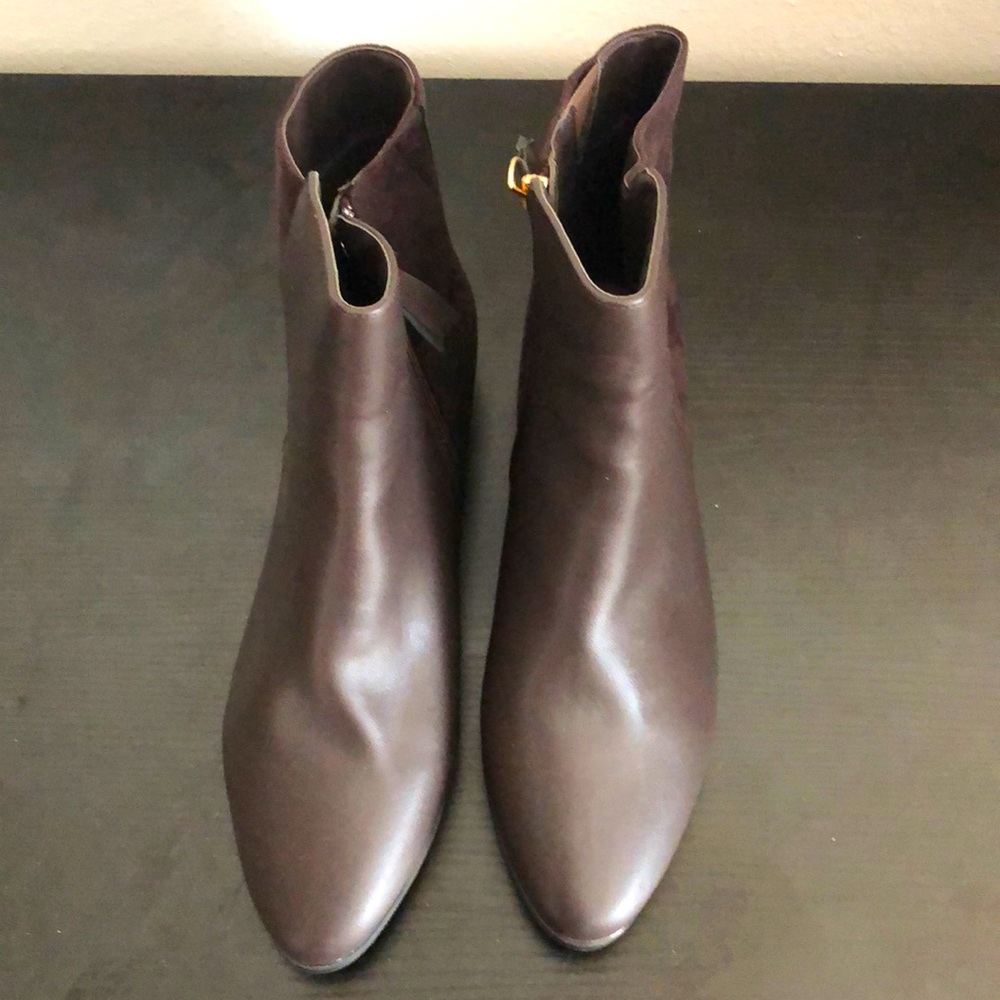 Comfort View faux leather and Suede Booties Sz 11M